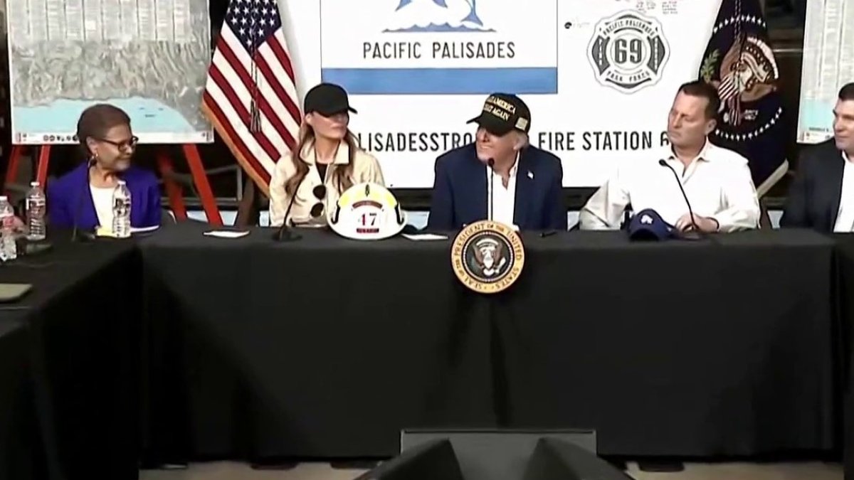 Live updates: President Trump visits LA for wildfires tour – NBC Los ...