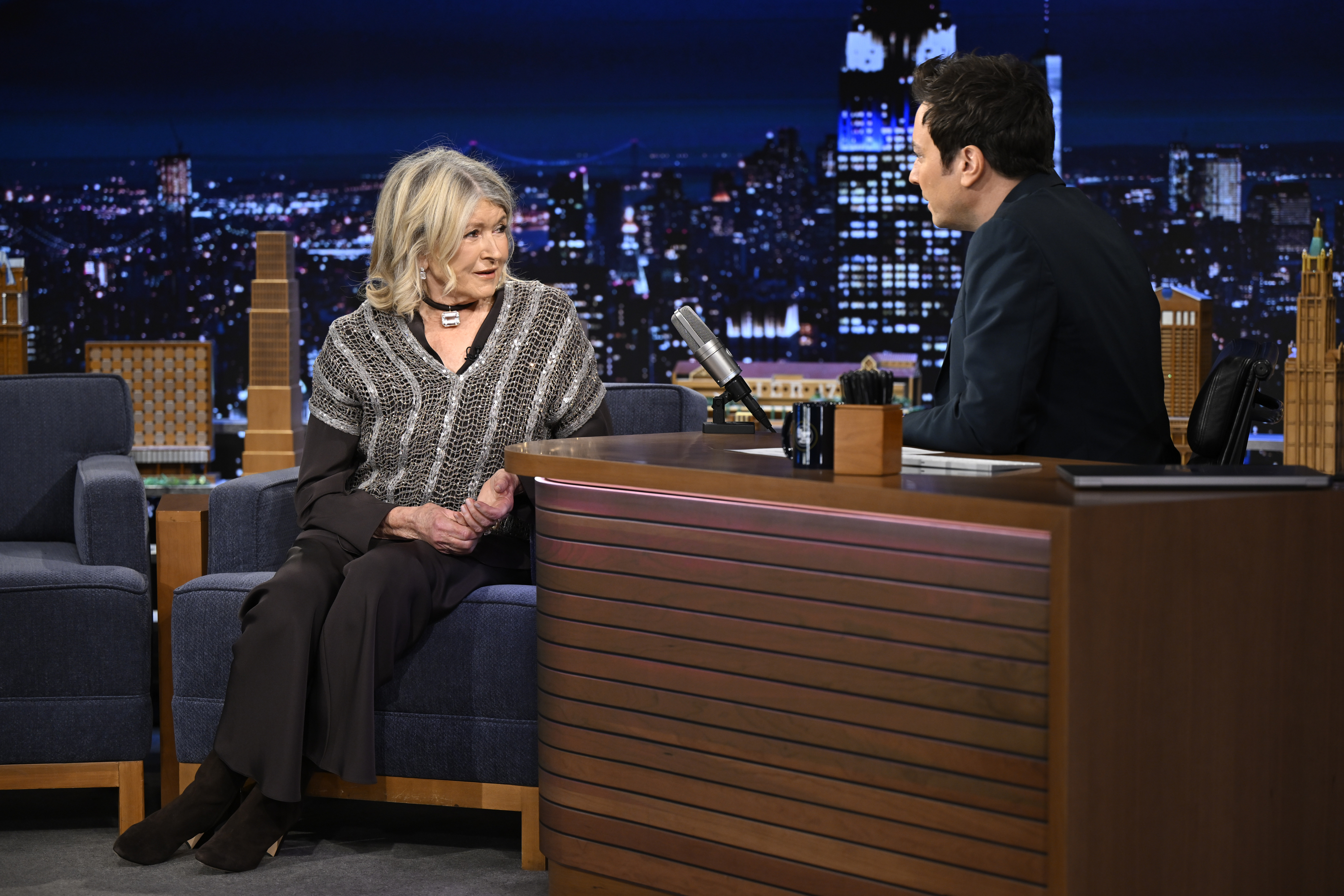Martha Stewart and Jimmy Fallon