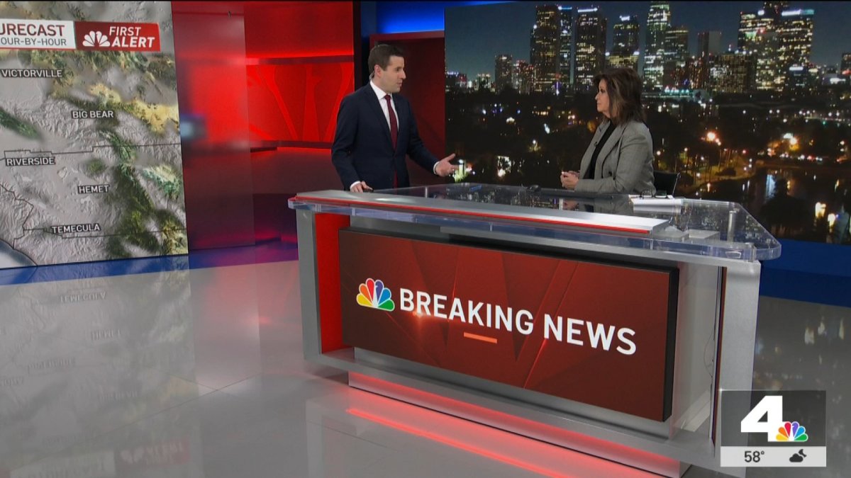 First Alert Forecast: Weekend Rain Updates – NBC Los Angeles