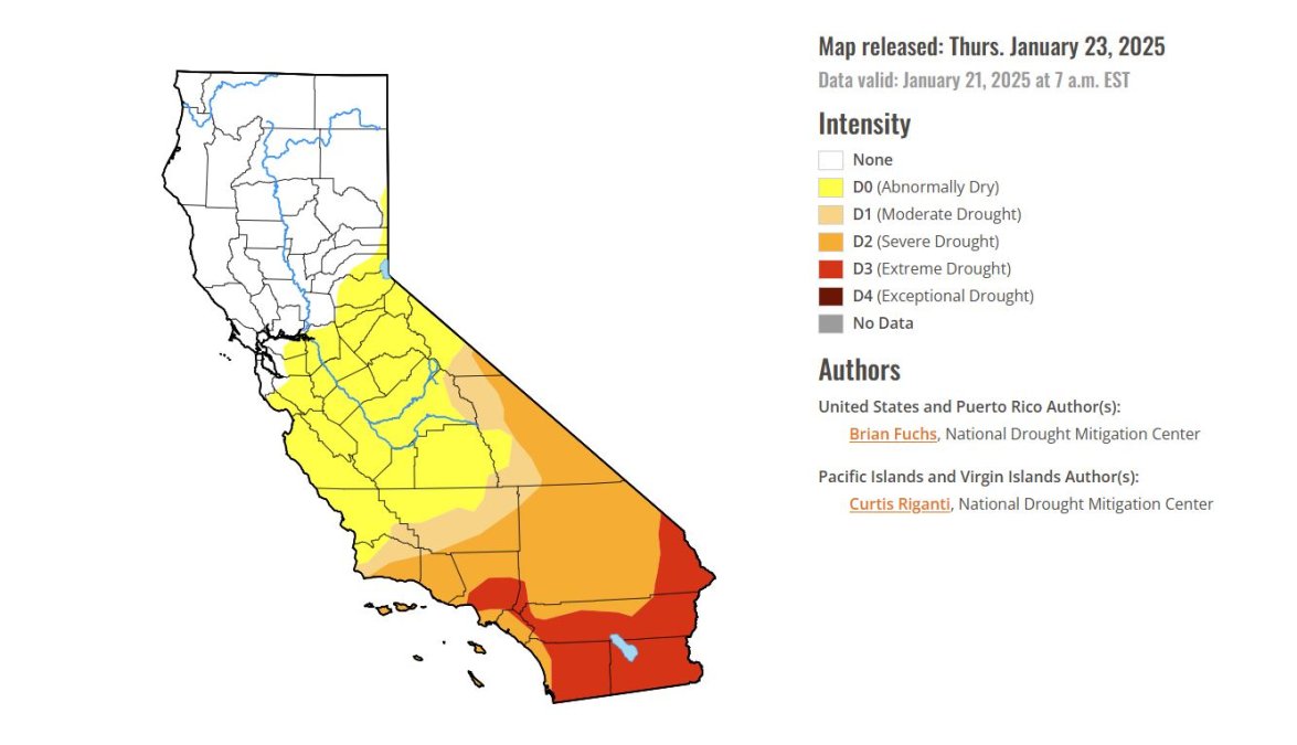 Map Extreme Drought Expands Into Los Angeles County NBC Los Angeles Map Extreme Drought Expands Into Los Angeles County NBC Los Angeles