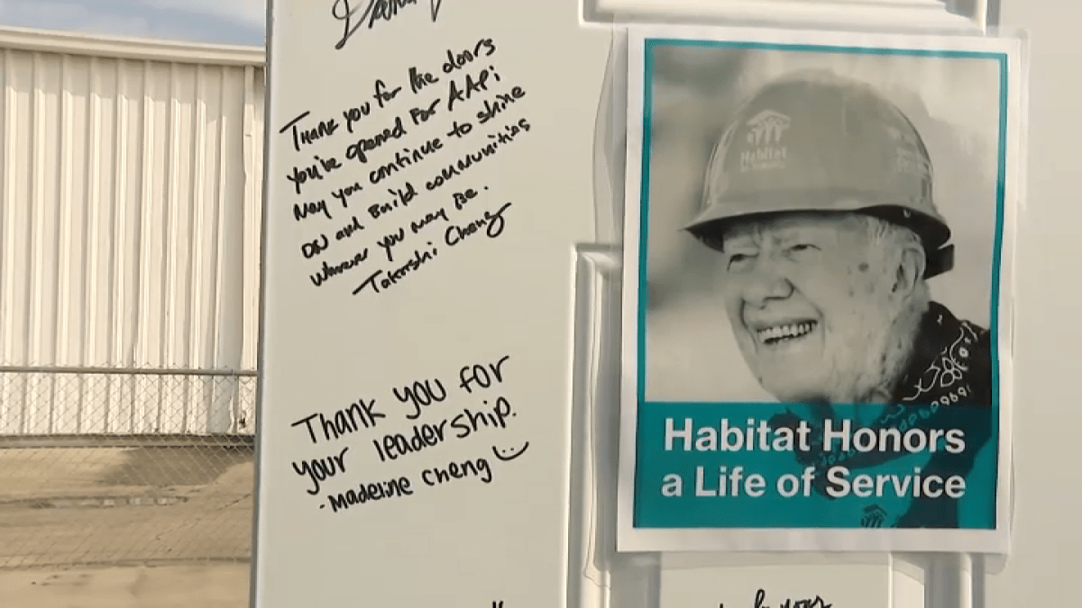 President Carter’s Legacy of Compassion Remembered Through Habitat for Humanity