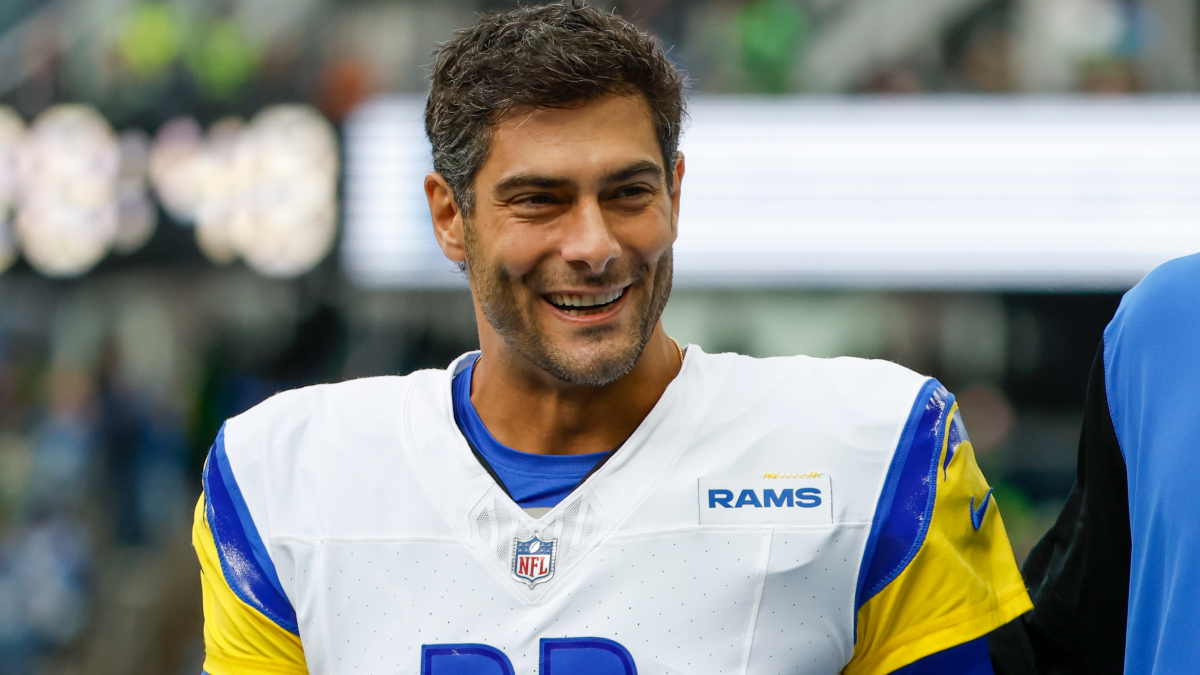 Quarterback Jimmy Garoppolo to make his debut for playoff-bound Rams