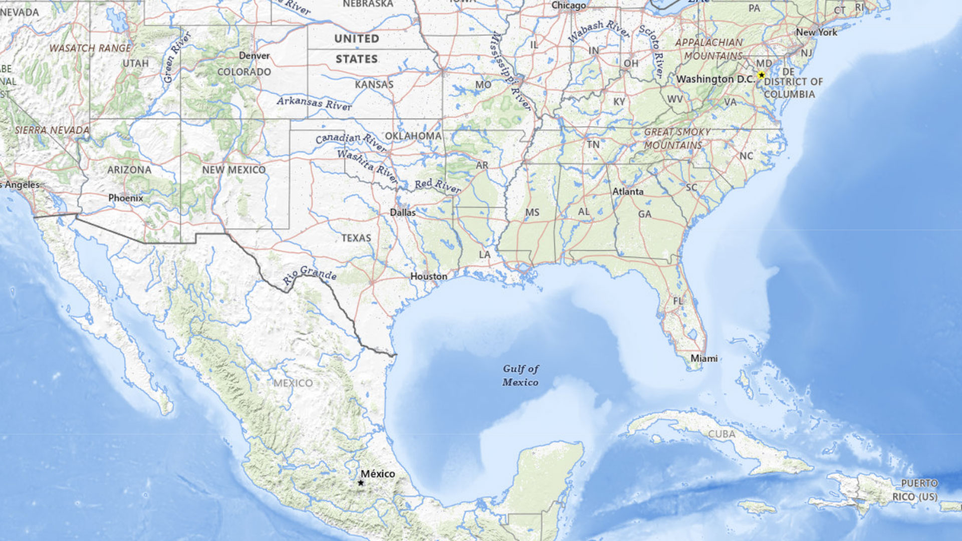 Efforts to rename Gulf of Mexico - National Map Usgs Gulf Of Mexico