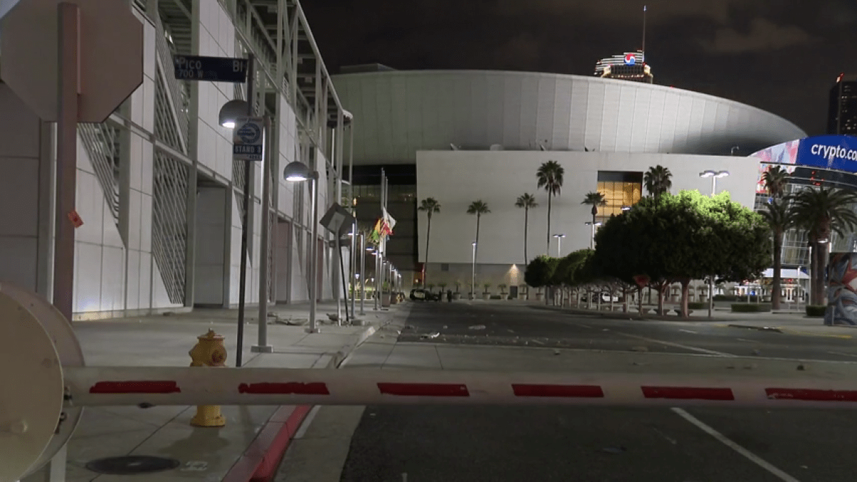 Bicyclists set off explosion in trashcan near Crypto.com Arena – NBC Los Angeles