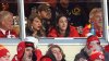 Caitlin Clark sits with Taylor Swift at Kansas City Chiefs playoff game