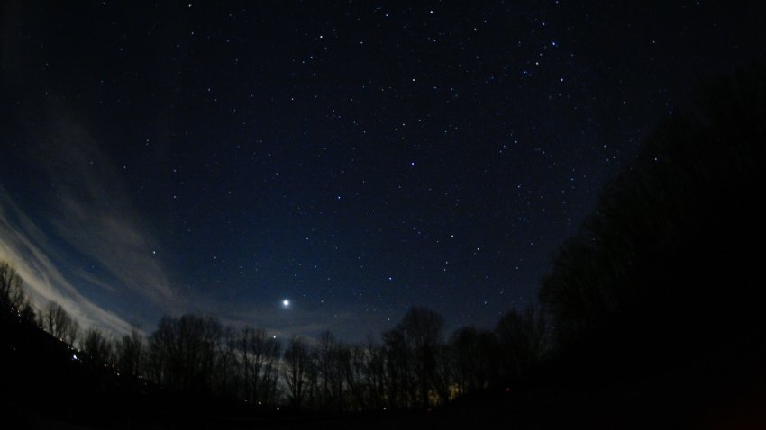 View of the night sky