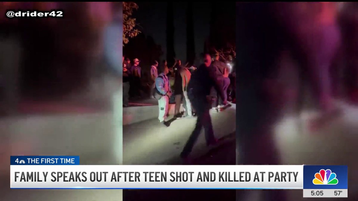 Family speaks out after teen shot and killed at party – NBC Los Angeles