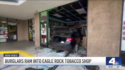 Burglars ram into Eagle Rock tobacco shop