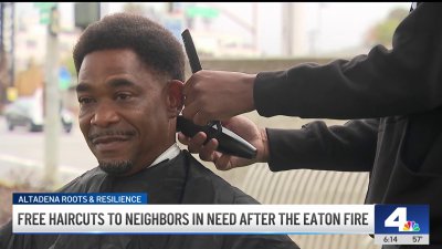 Altadena barber offers free haircuts to neighbors