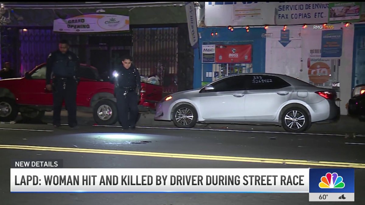 Woman hit and killed by driver during street race in South LA – NBC Los ...