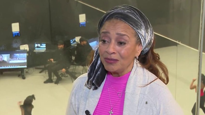 Legendary entertainer Debbie Allen is pictured in her studio.