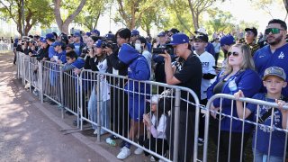 Los Angeles Dodgers Workout