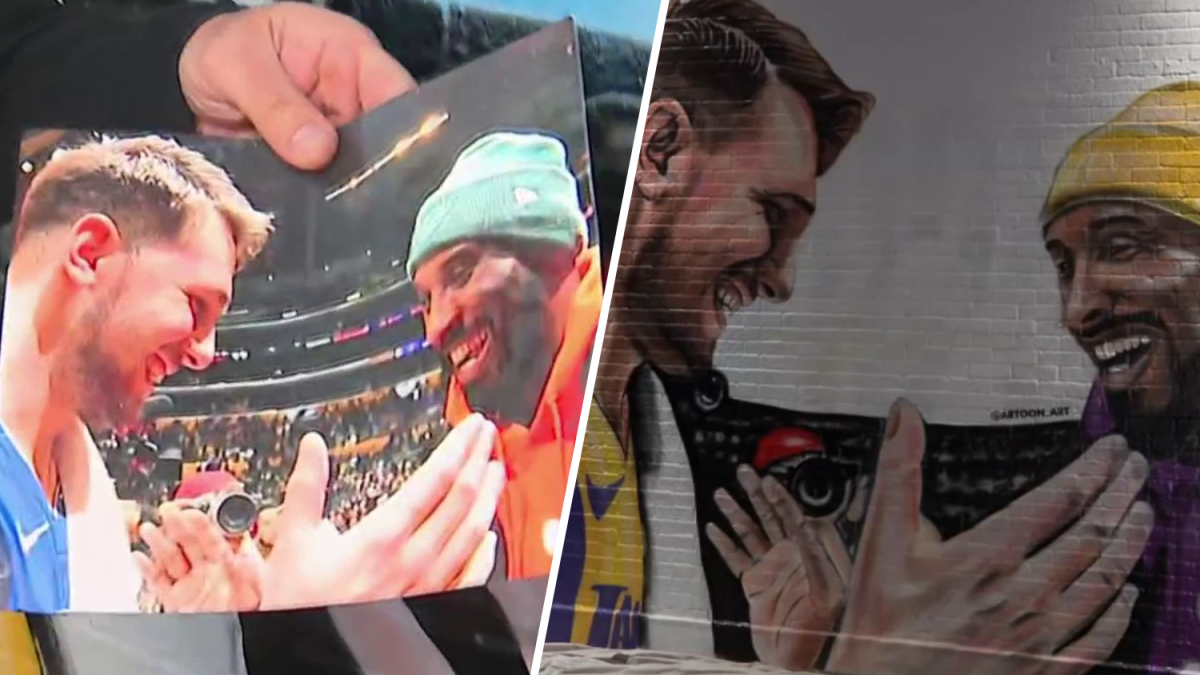 New mural honors Kobe Bryant and Luka Dončić in Beverly Grove – NBC Los Angeles