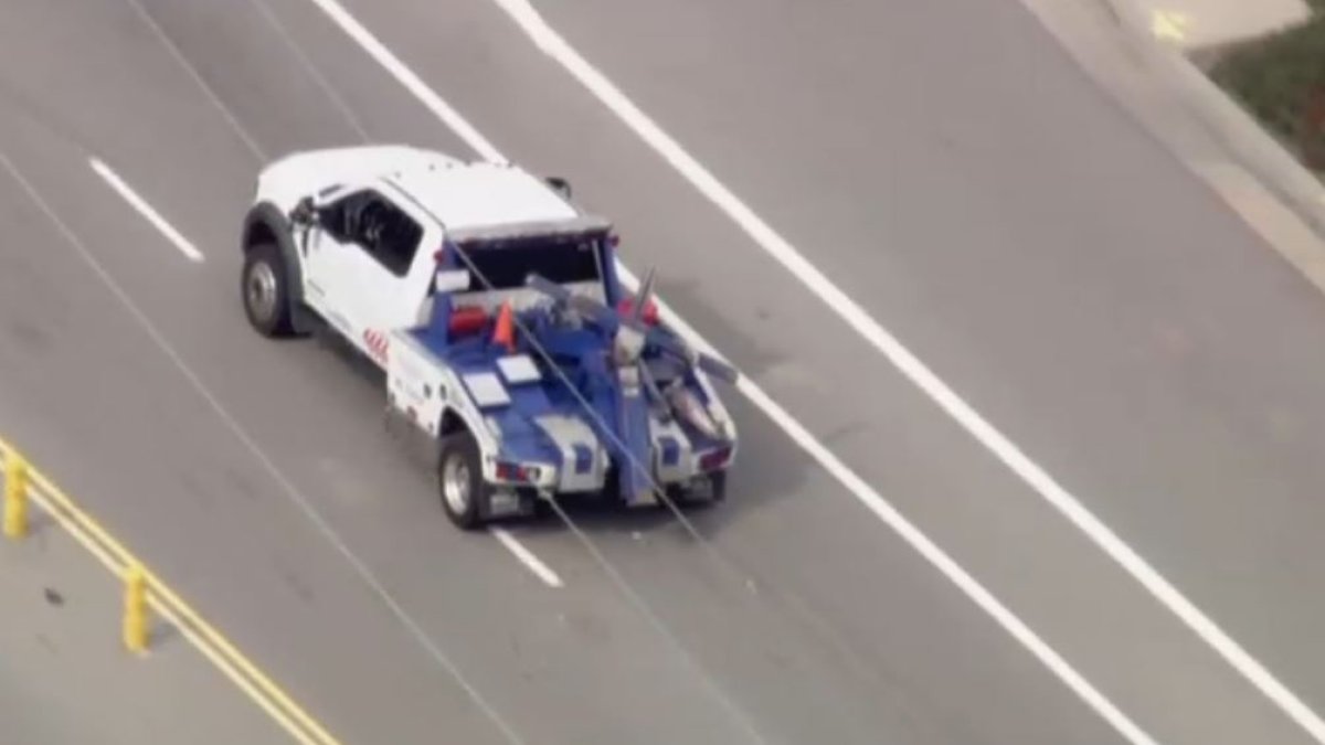 LA police chase stolen tow truck – NBC Los Angeles