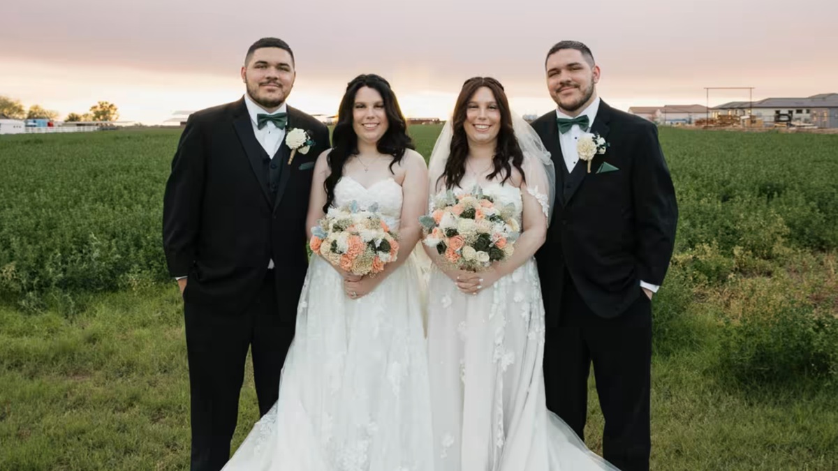 Identical brothers marry twin sisters in double wedding NBC Los Angeles