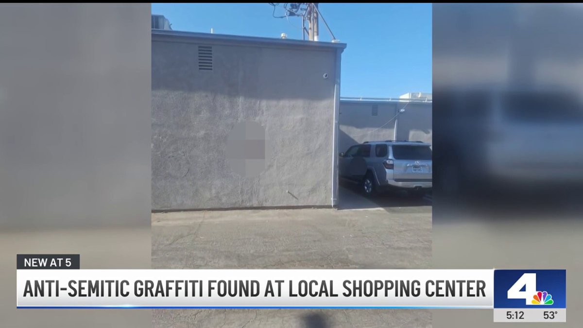 Anti-semitic graffiti found at Santa Monica shopping center