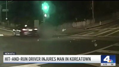 Pedestrian critically injured in Koreatown hit-and-run