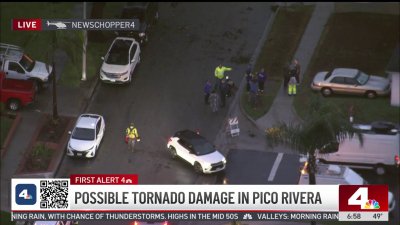 National Weather Service investigates possible tornado in Pico Rivera