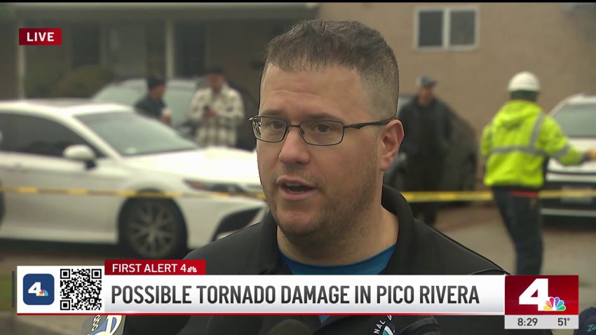 NWS confirms tornado in Pico Rivera