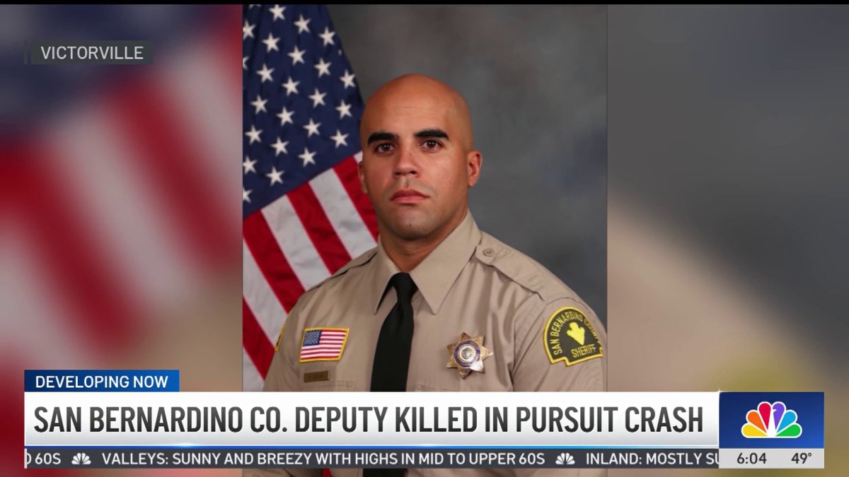 Family of San Bernardino County Sheriff killed in pursuit crash speaks ...