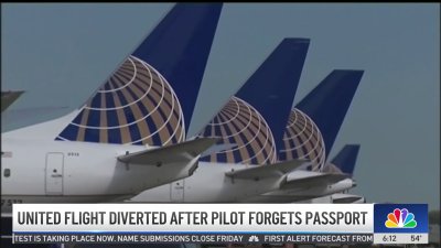 United flight diverted after pilot forgets passport