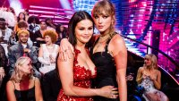 (L-R) Selena Gomez and Taylor Swift