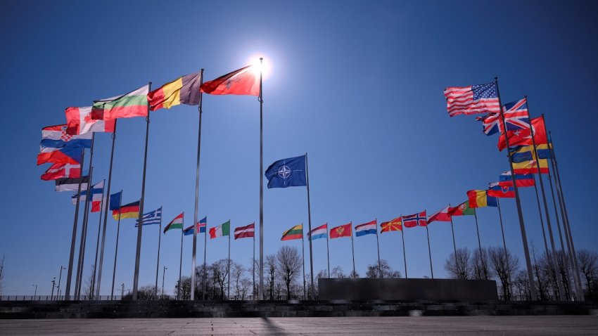 The North Atlantic Treaty Organization (NATO) headquarters in Brussels.