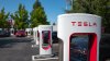 Teslas set on fire with Molotov cocktails and shot with gun in Las Vegas attack