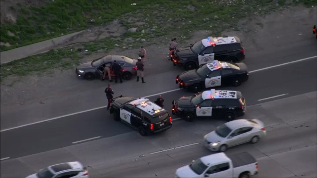 Police chase vehicle in the San Gabriel Valley – NBC Los Angeles