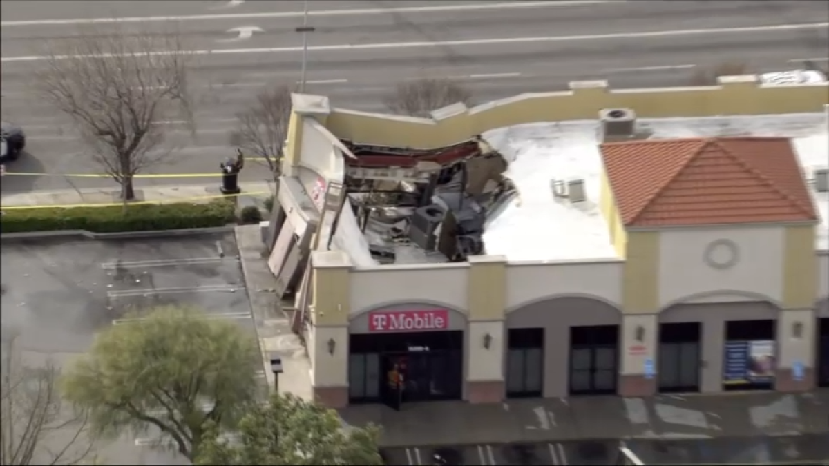 T-Mobile store collapses after fire hydrant crash in North Hills – NBC Los Angeles