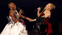 Cynthia Erivo and Ariana Grande