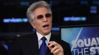 Bill McDermott, chairman and CEO of ServiceNow, speaks during an interview on the floor at the New York Stock Exchange on Oct. 26, 2023.