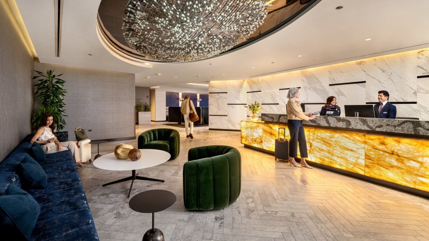 United Airlines Polaris lounge in Chicago