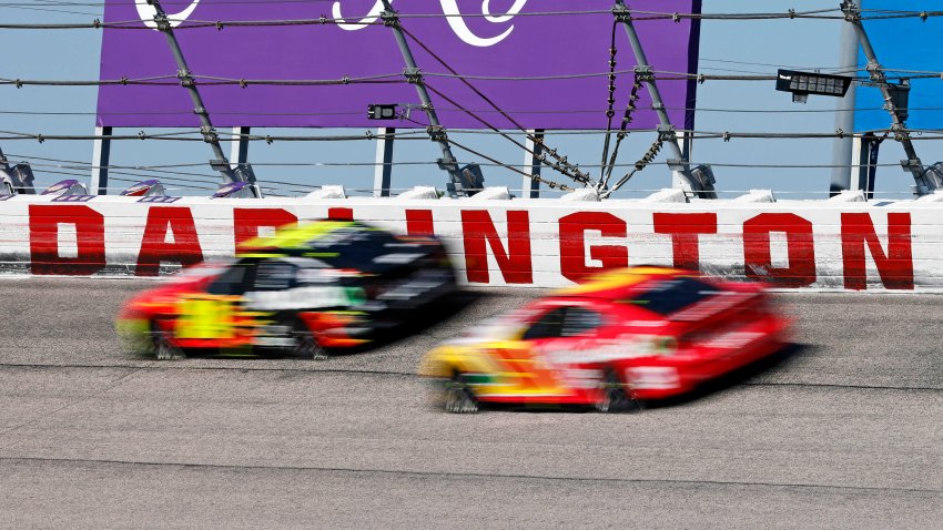 William Byron and Kyle Larson at Darlington Raceway