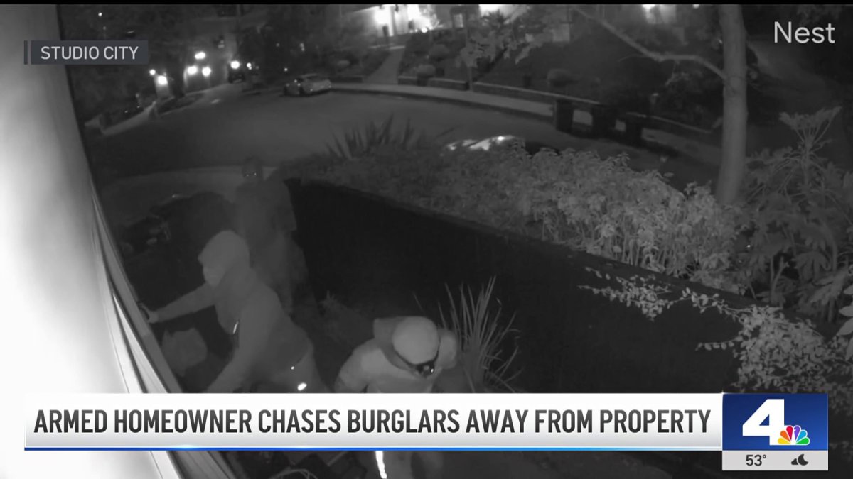 Armed homeowner chases burglars away from property in Studio City – NBC ...