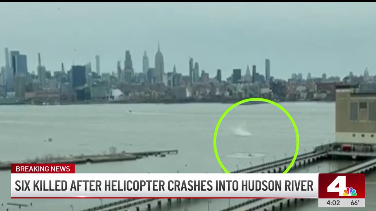 Six killed after helicopter crashes into Hudson River in New York City ...