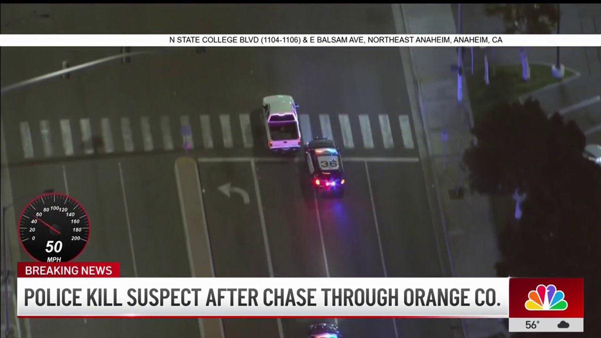 Police shoot and kill driver that led dangerous pursuit in Orange ...