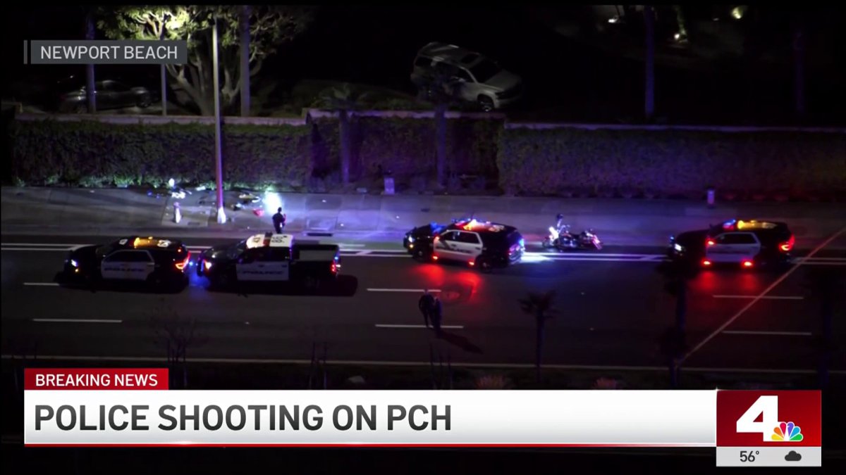 One dead following police shooting on PCH in Newport Beach – NBC Los ...