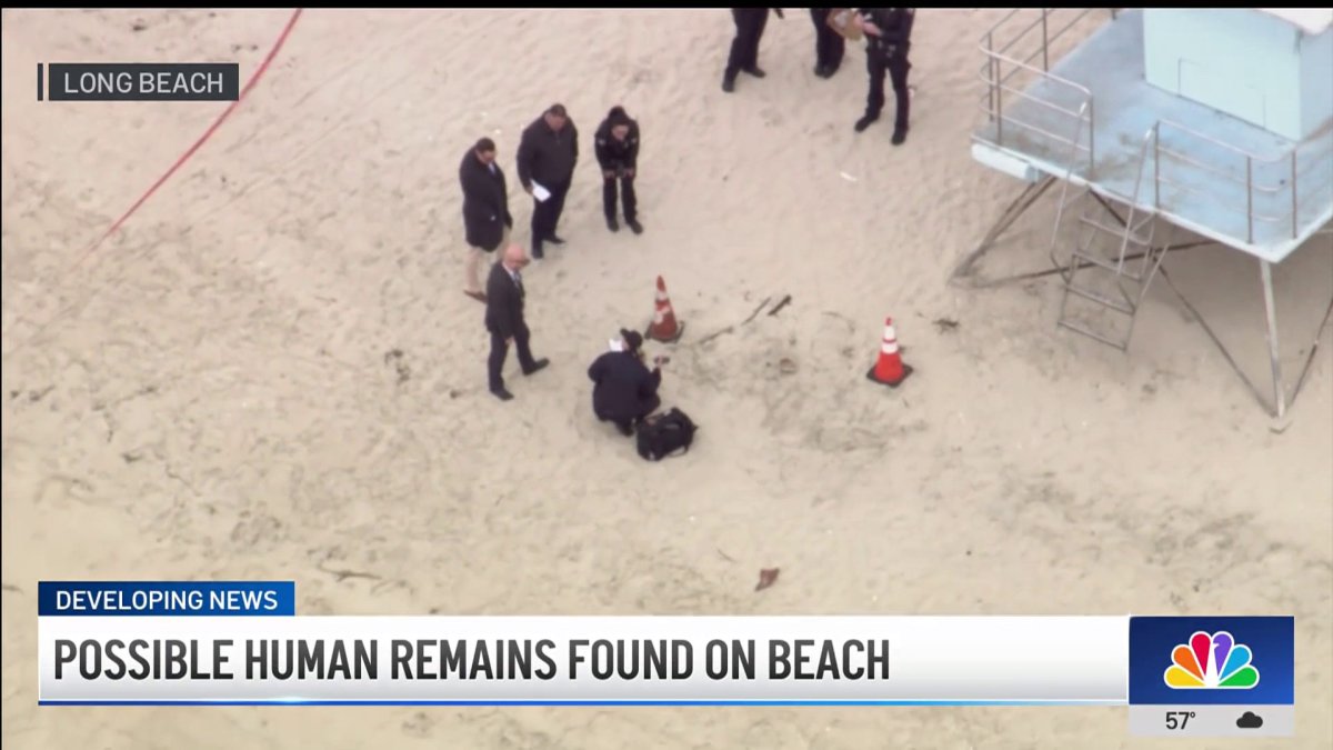 Possible human remains found on Junipero Beach – NBC Los Angeles