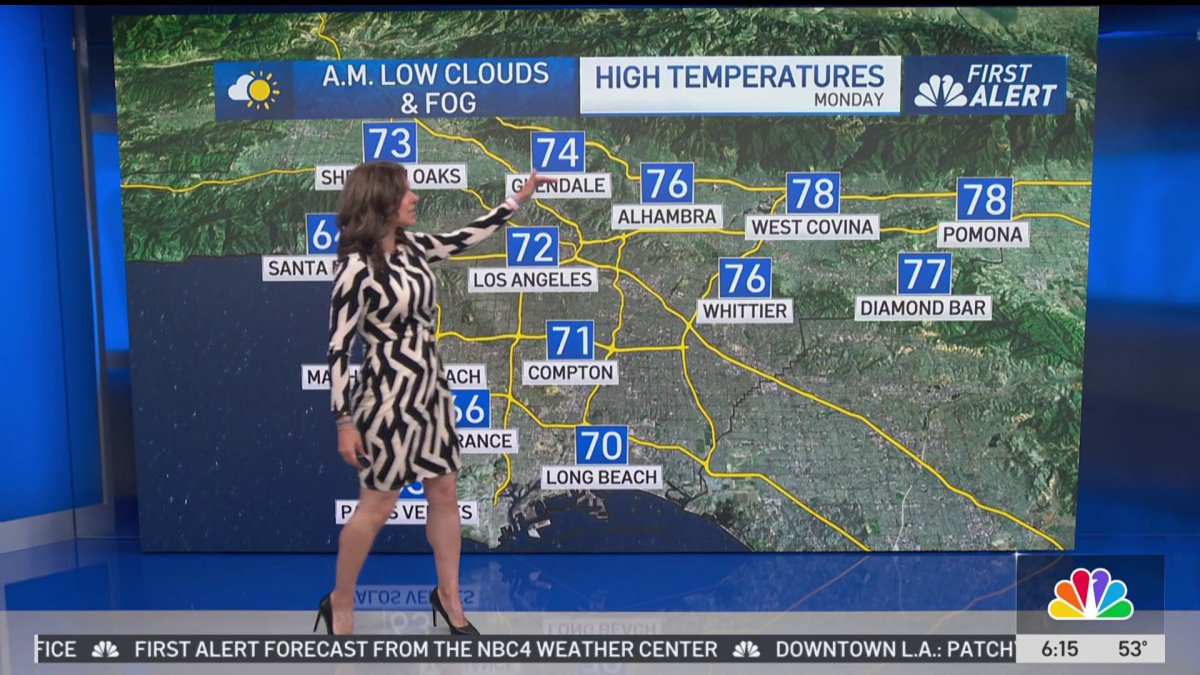 First Alert Forecast: Gradual cooling – NBC Los Angeles