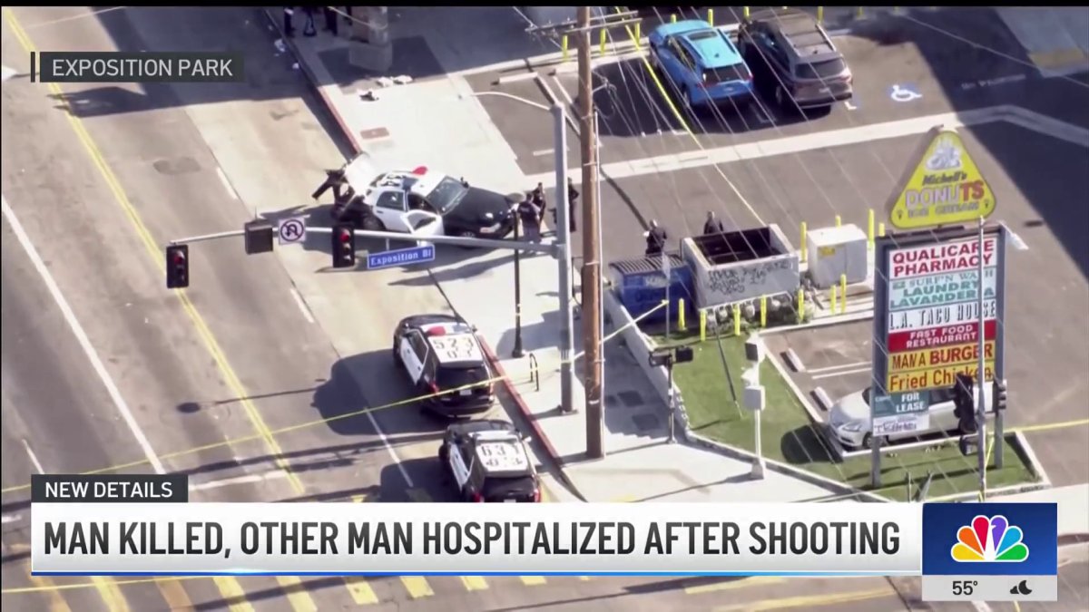 Gunman sought after deadly double shooting in South LA – NBC Los Angeles