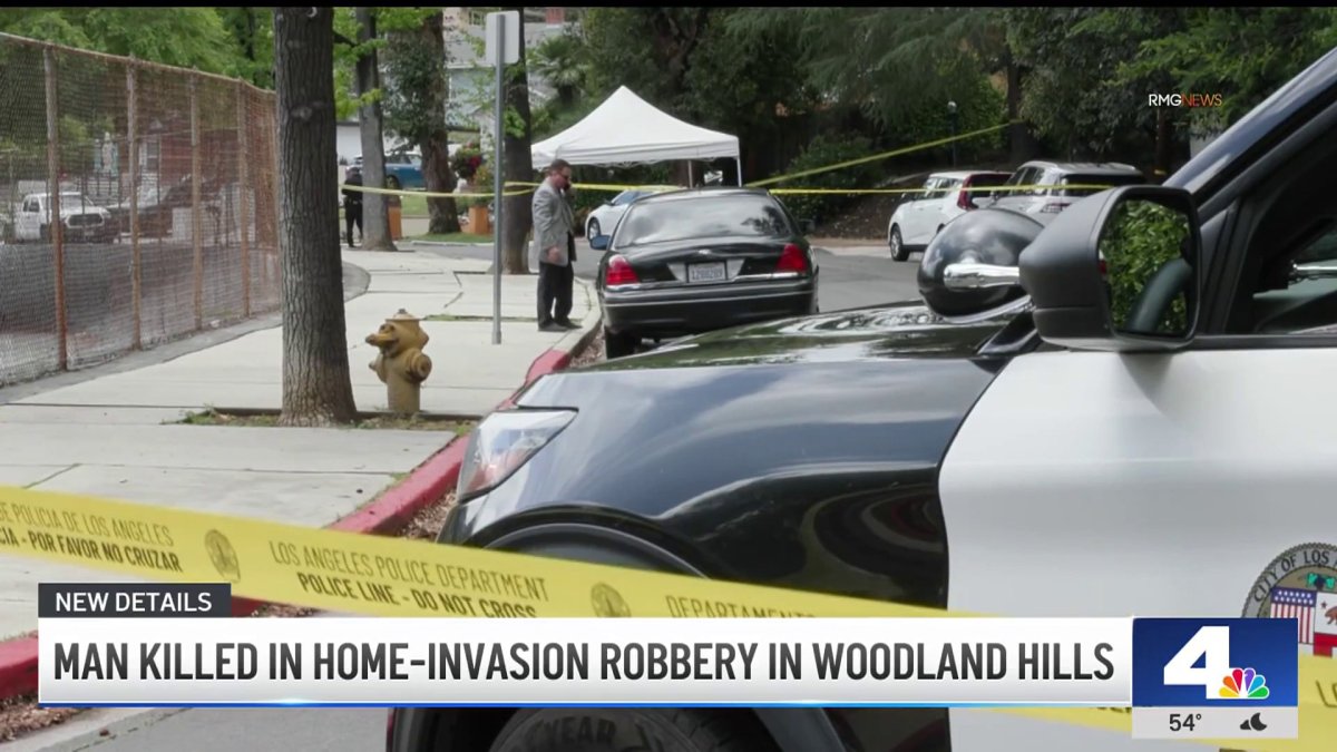 Man killed in home invasion robbery in Woodland Hills – NBC Los Angeles