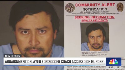 Arraignment delayed for soccer coach accused of murdering teen