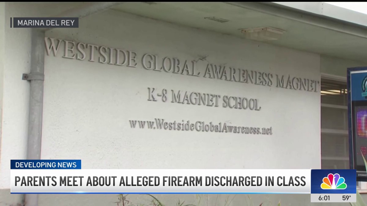 Gun goes off at Marina Del Rey school after student takes firearm to