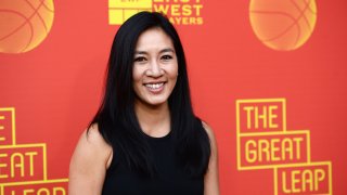 File - Figure skater Michelle Kwan on Nov. 10, 2019, in Pasadena, California.