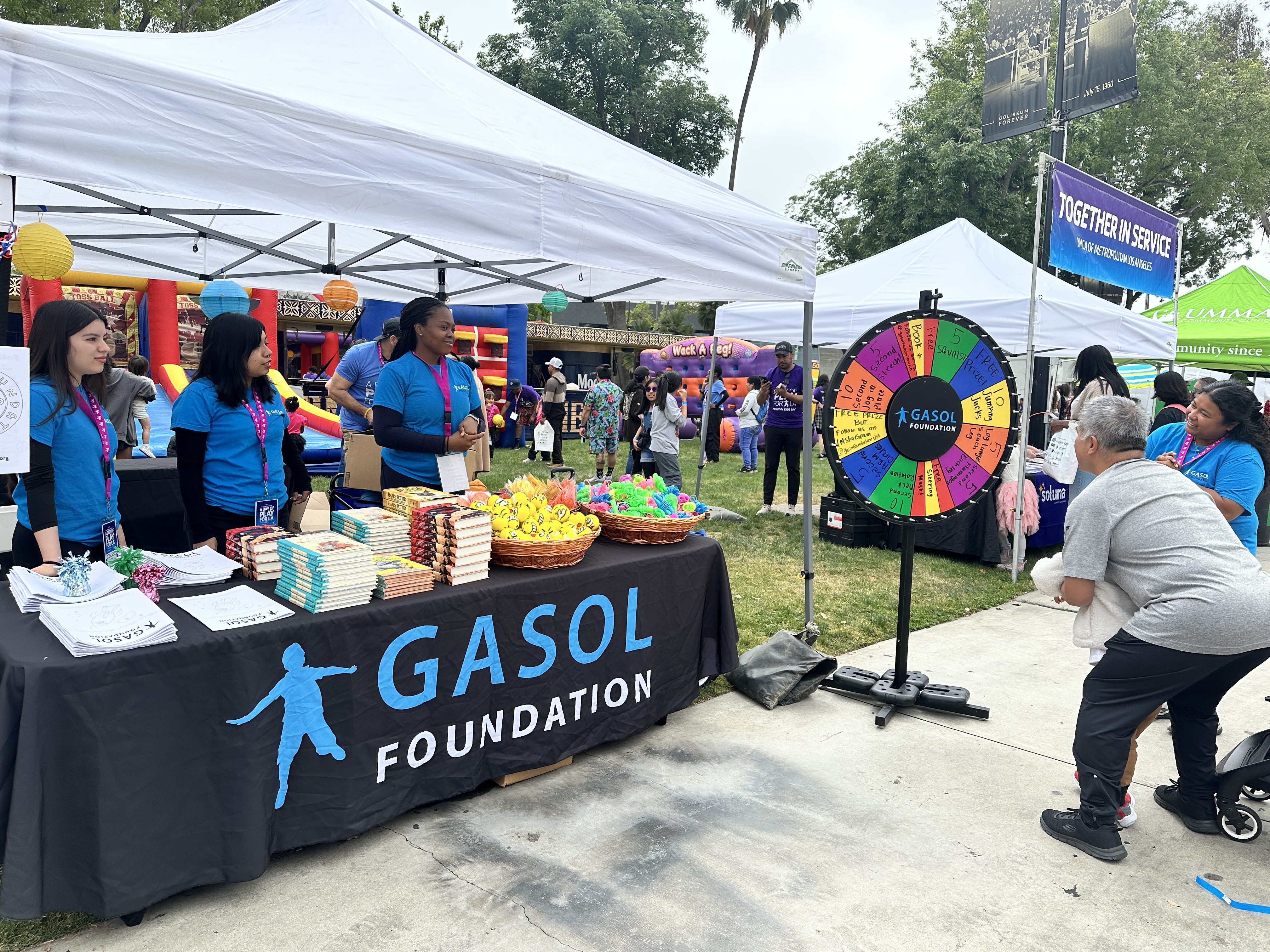 The Gasol Foundation brought the fun and the knowledge to Healthy Kids Day!