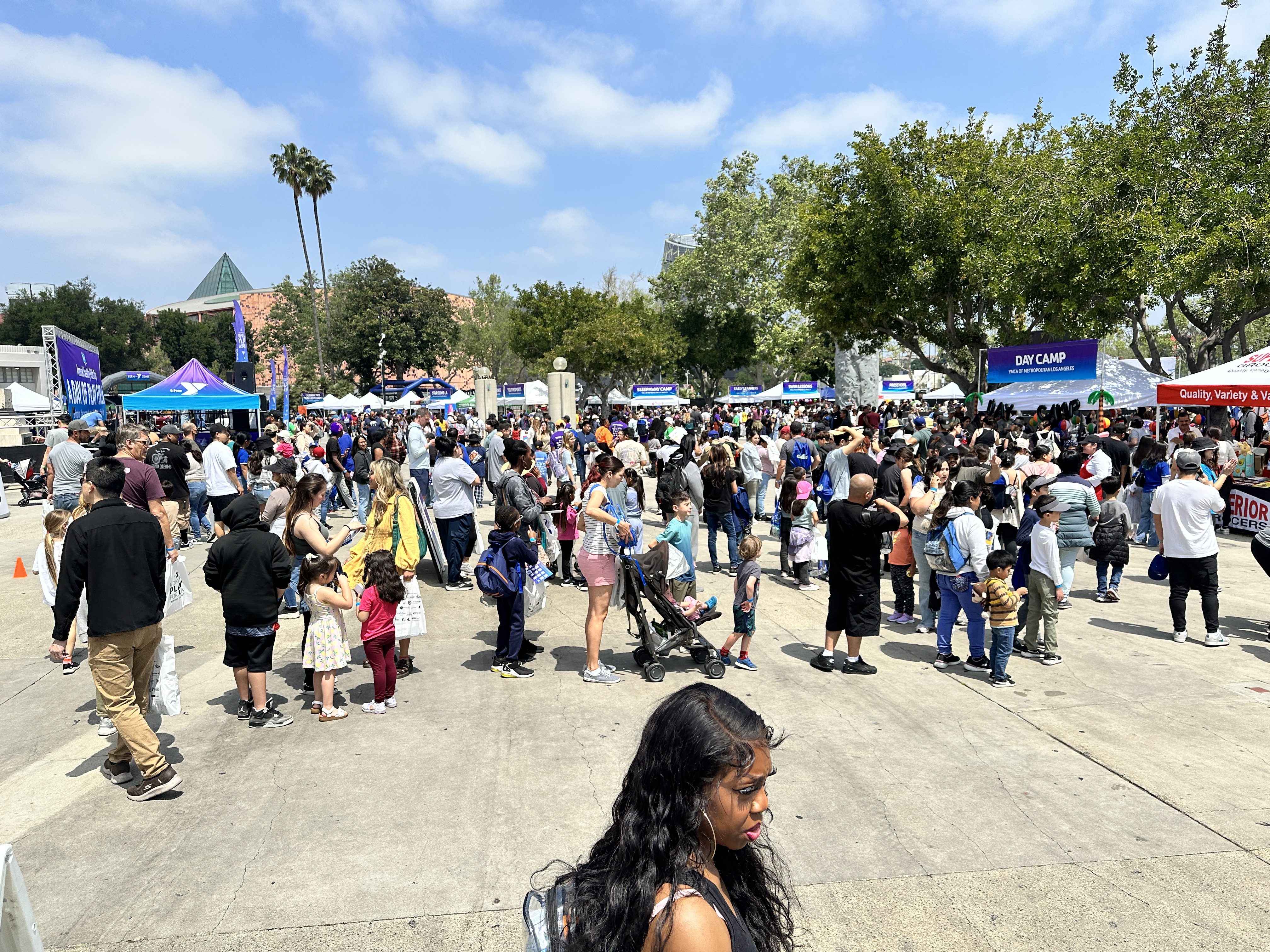 An amazing turnout at the LA Coliseum for a day full of fun, learning, and healthy vibes.