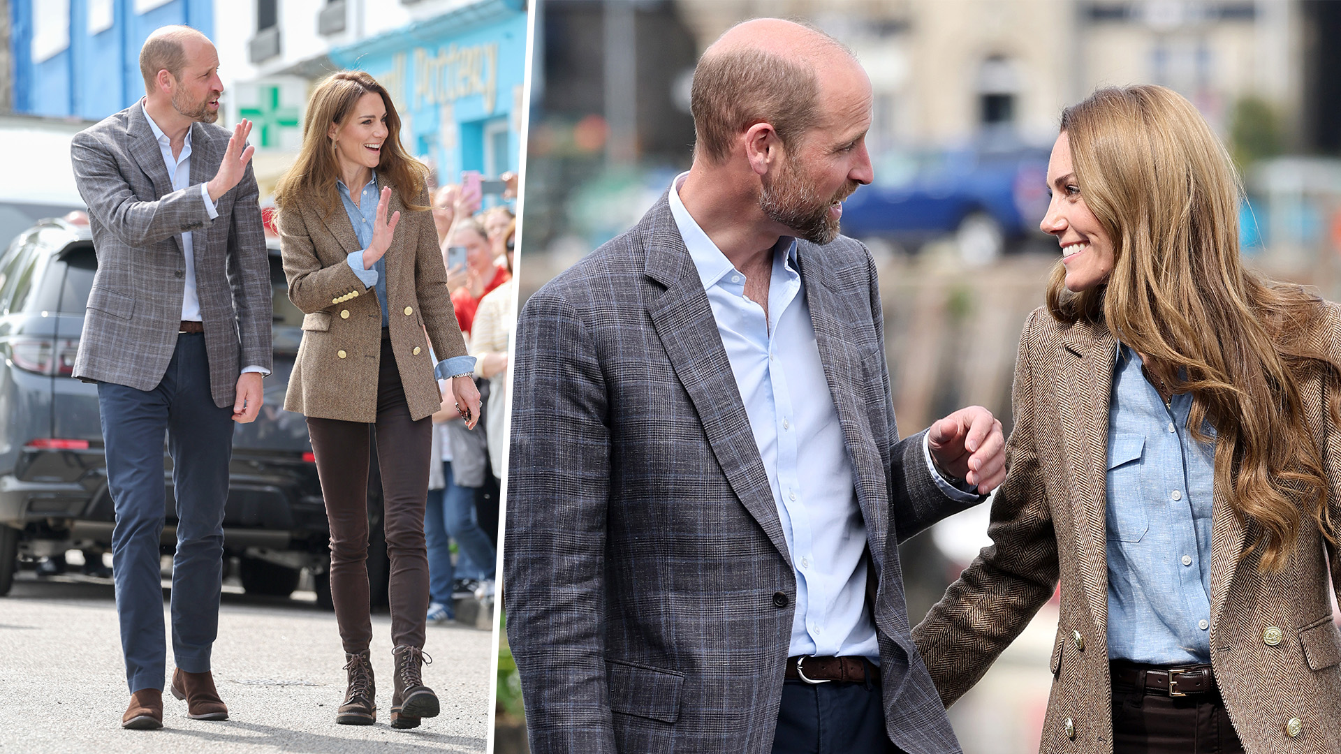 Kate Middleton and Prince William wear matching outfits on anniversary trip  to Scotland