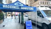 Mobile medical station in New York City makes it convenient to get an updated Covid-19 vaccine or booster to protect against Covid-19 variants while raising awareness that the illness is still active.