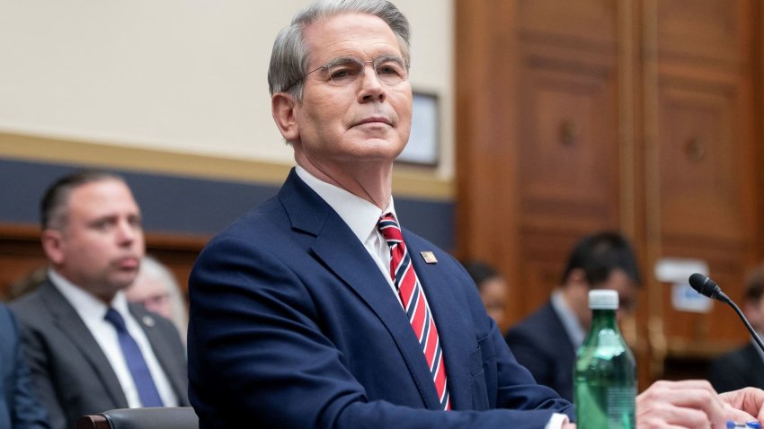 U.S. Treasury Secretary Scott Bessent testifies before a House Financial Services Committee hearing entitled “The Annual Testimony of the Secretary of the Treasury on the State of the International Financial System,” on Capitol Hill in Washington, D.C., U.S., May 7, 2025.